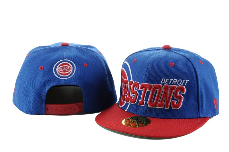 NBA Detroit Pistons Blue Red Hats